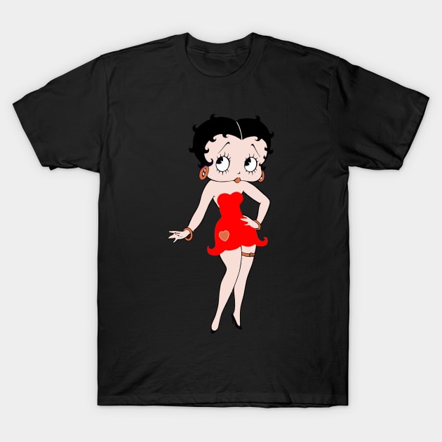 Betty Boop T-Shirt by JAFARSODIK